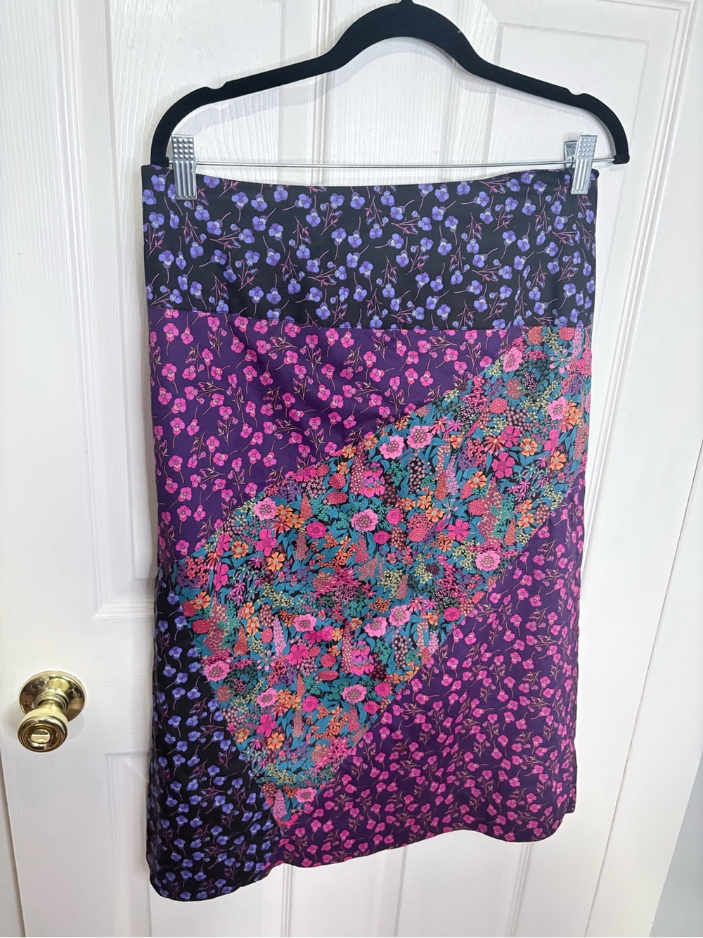 J.Crew x Liberty Tie-Waist Midi Skirt Mixed Floral Size 6 - Picture 5 of 9